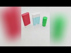 高度な品質 15g プラスチックデオドラントスティック容器、ボトム充填対応、カスタマイズ可能