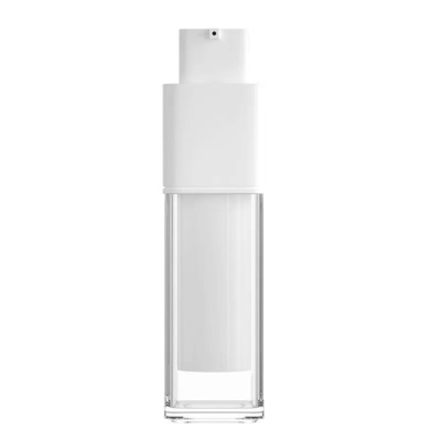 30ml 50ml プラスチックのPP四角式空気のないボトルとポンプ