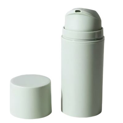 皮膚ケアや化粧品用のカスタマイズされた色彩印刷付きの50ml再充填可能な空気のないポンプボトル