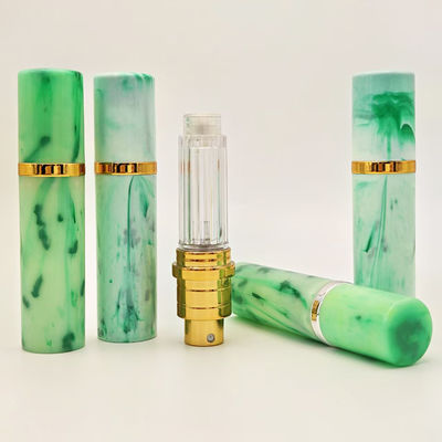 エレガントな大理石模様の表面ABS 5ml香水瓶、スプレー式、ボトム充填、非常に人気があり、カスタマイズをサポート