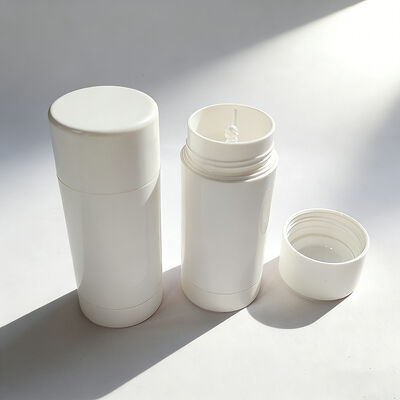 卸売 30g 50g 75g 100g PP 化粧品グレード 空のデオドラントスティックチューブ カスタムシルクスクリーン印刷付き