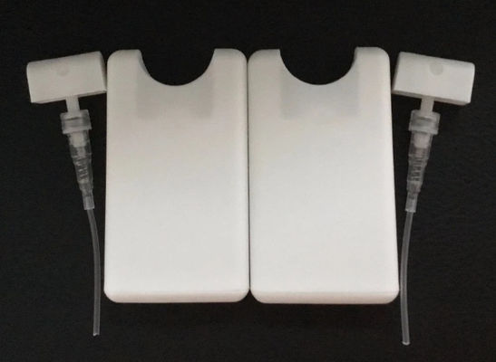 ホワイトカラー 香水ポンプスプレー 20ml プラスチック素材 クレジットカードスプレーボトル