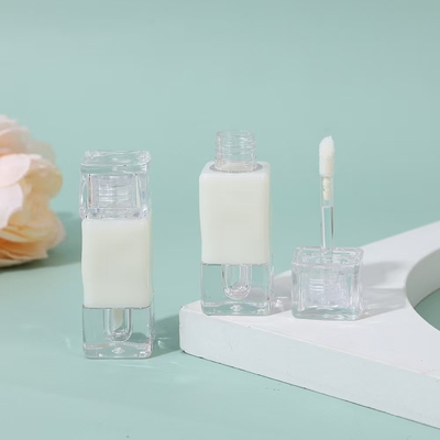 ホワイトダイヤモンド 2.6ml ブラシ付きの唇ガラスチューブ,色はカスタマイズできます
