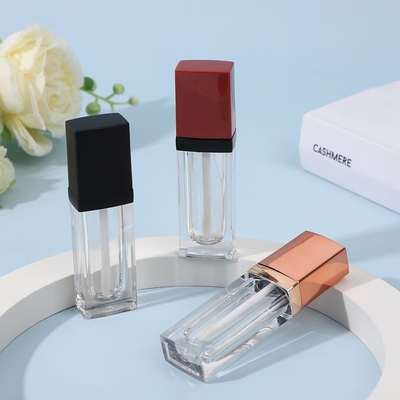 3.5ml ブラシ付きの広形プラスチック唇ガラスチューブ,色はカスタマイズできます