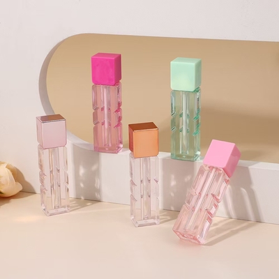不規則 3.5ml リップグラスチューブと様々な色のブラシ