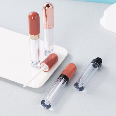 プラスチック丸 4.5ml リップグラスチューブ電圧塗装リング色は,カスタマイズすることができます