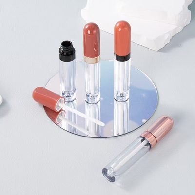 プラスチック丸 4.5ml リップグラスチューブ電圧塗装リング色は,カスタマイズすることができます