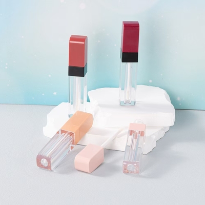 4ml プラスチック リップグラス チューブ 方角頭 持ち運びが簡単