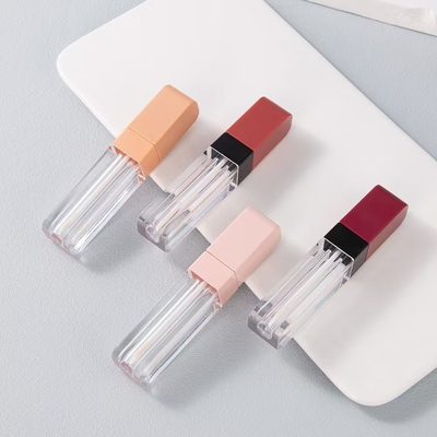4ml プラスチック リップグラス チューブ 方角頭 持ち運びが簡単