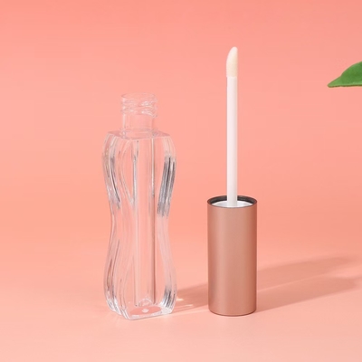 スクリーンプリント ロゴ 5ml 半身長プラスチック リップグラスチューブ