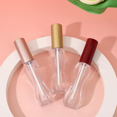 スクリーンプリント ロゴ 5ml 半身長プラスチック リップグラスチューブ
