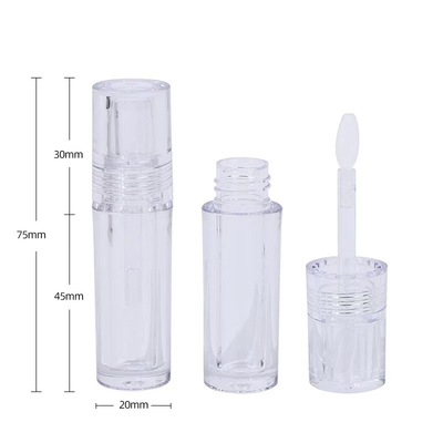 透明性シリコンブラシヘッド プラスチック リップグラスチューブ 4.5ml