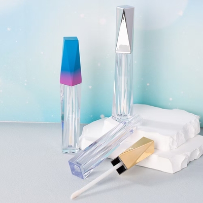 4.5ml カスタム カラー リップグラスチューブ フレックストンド アプリケーション器 不規則な形