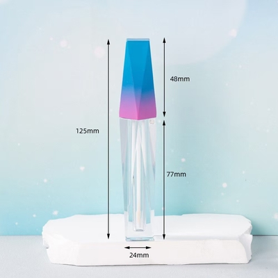 4.5ml カスタム カラー リップグラスチューブ フレックストンド アプリケーション器 不規則な形