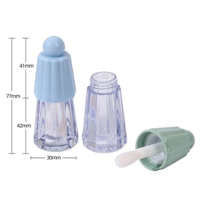 化粧品タイプ リップグロンス 4.5ml プラスチックチューブ 傘の形蓋付き 様々な色