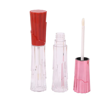 6ml スカート形プラスチック リップグラスチューブ ブラシ付き 簡単に持ち運び 便利なスクリーンプリント