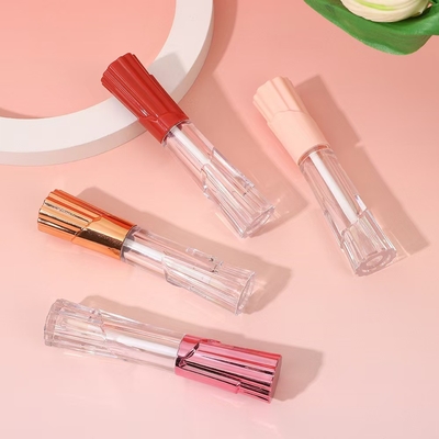 6ml スカート形プラスチック リップグラスチューブ ブラシ付き 簡単に持ち運び 便利なスクリーンプリント