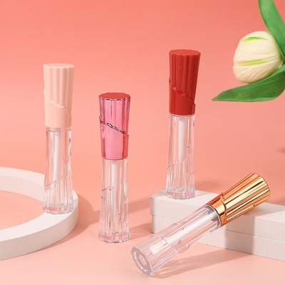 6ml スカート形プラスチック リップグラスチューブ ブラシ付き 簡単に持ち運び 便利なスクリーンプリント