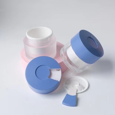 15ml 30ml 50ml 容量 ラウンド クリーム グラス スプーン と カスタム デザイン