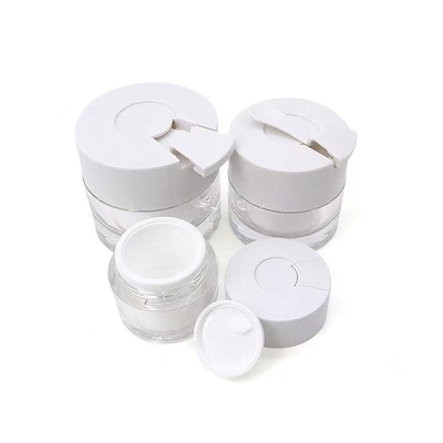 15ml 30ml 50ml 容量 ラウンド クリーム グラス スプーン と カスタム デザイン