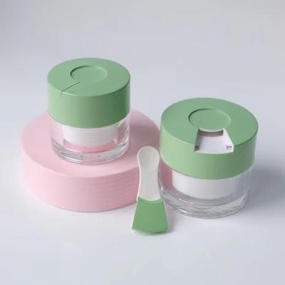 15ml 30ml 50ml 容量 ラウンド クリーム グラス スプーン と カスタム デザイン