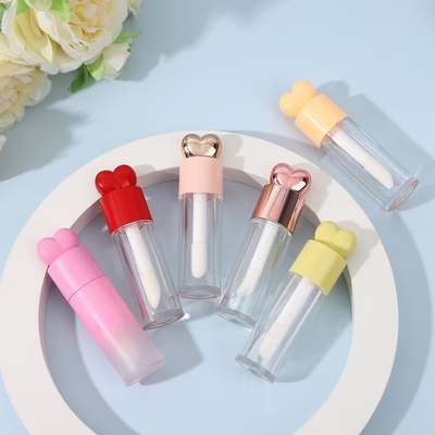 ラブ リップグラスチューブ マクロン カラー 可愛い 小型 5ml リップグラス 液体眼影 持ち運びが簡単