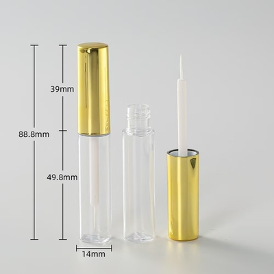 アルミヘッドキャップ リップグラスチューブ修理液のためのPETGボトルロゴでカスタマイズすることができます