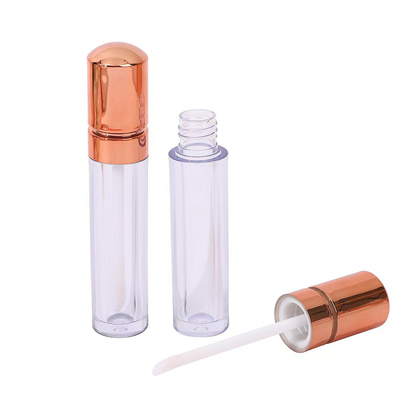 ローズゴールド ヘッドキャップ プラスチック リップグラス チューブスタイル ハイエンド 4.5ml