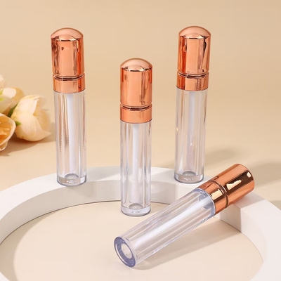 ローズゴールド ヘッドキャップ プラスチック リップグラス チューブスタイル ハイエンド 4.5ml