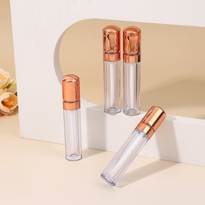 ローズゴールド ヘッドキャップ プラスチック リップグラス チューブスタイル ハイエンド 4.5ml