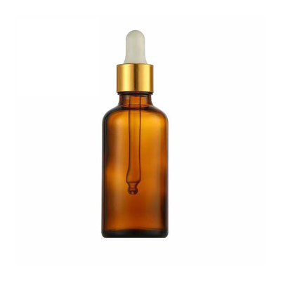 アルミニウムドロッパー 10ML 30ML 50ML とカスタマイズされた空のオイルガラス丸肩ボトル