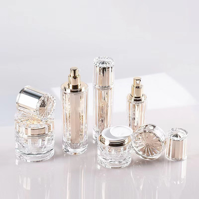 カスタマイズされたアクリルボトルボトルセット 化粧品パッケージ 30ML 50ML 100ML 30G 50G 完璧