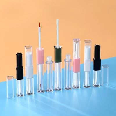オーダーメイド ダブルチューブ 1.2ml 2.5ml 1.8g リップグローブチューブまたはリップスティックチューブまたはアイライン