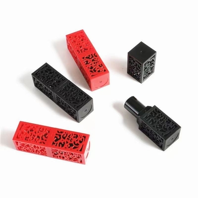 黒 赤 3g 中空 リップスティックチューブ