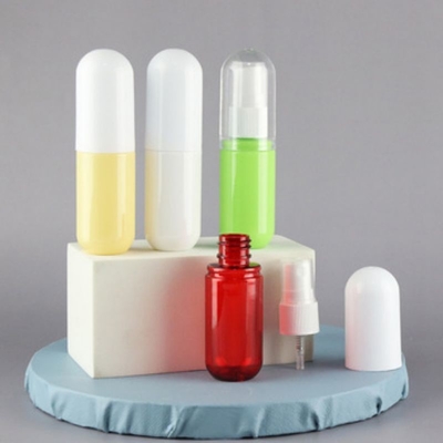 特殊オバルデザイン 30ml プラスチック製PPボトル 化粧品パッケージの液体製品