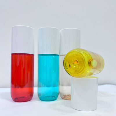 異なる色 150ml 15mm カードカバーキャップのプラスチックPETボトル