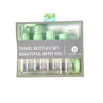 便利 持ち運び 8 枚 50ml 旅行用ボトル プラスチックボディ素材でセット