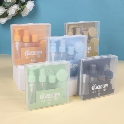 Voguishデザイン 7枚 プラスチック旅行用 50ml ボトルセット パーソナルケア用