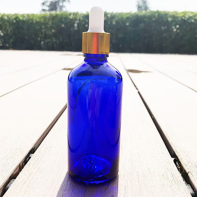 30ml 50ml 100ml ガラス エッセンシャルオイル ボトル - マットブルー リサイクル可能