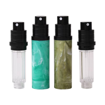アルミスプレーヤー付き 5ML ポータブル・マーブル・プラスチックの香水スプレーペンをカスタマイズ