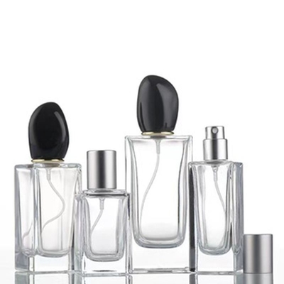 Hotsale 50ML & 100ML 香水のためのガラススプレーボトル 空き四角香水容器