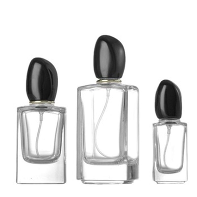 Hotsale 50ML & 100ML 香水のためのガラススプレーボトル 空き四角香水容器
