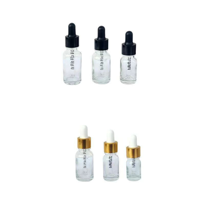 10ml ガラス製エッセンシャルオイルボトル、ドロッパーキャップ付き