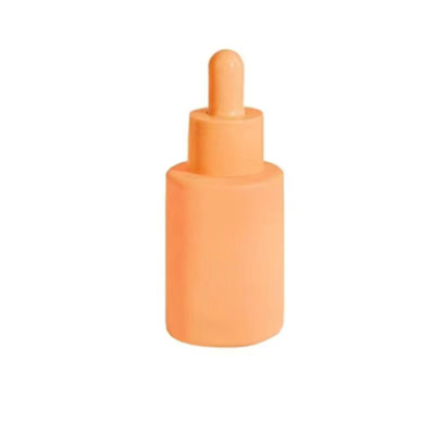 カスタマイズされた 20ml 30ml & 50ml フラットショルダーガラス エッセンシャルオイルボトル ドロッパーキャップ