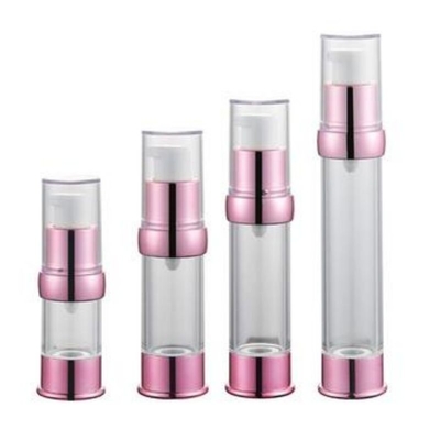 ローズゴールド 30ml UV アルミニウム 空気のないポンプボトル 皮膚ケア用