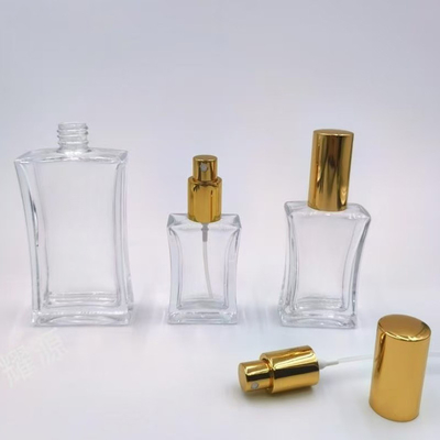 オーダーメイド 20ml 30ml & 50ml ガラスボトル アルミスプレーヤーとオーバーキャップ