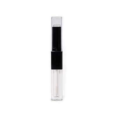1.2ml & 2.5ml プラスチック 方形 スリム リップ グロース チューブ オーダーメイド カラー付き ダブルヘッド