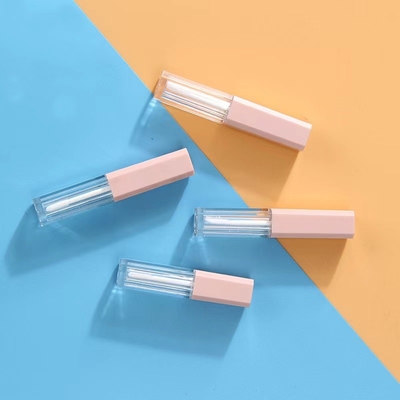 パーソナライズされた色合いのピンクプラスチック 1.2ml リップグランドチューブ空容器