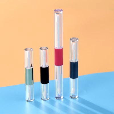 オーダーメイド 1ml 1.5ml & 2.5ml ダブルヘッド容器 空のリップグロースチューブ