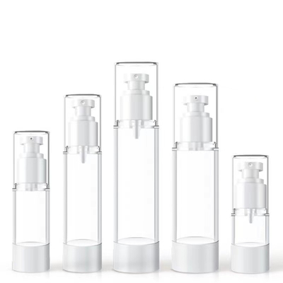 プラスチックエアレスボトル 15ml～120ml スプレーヘッド付き